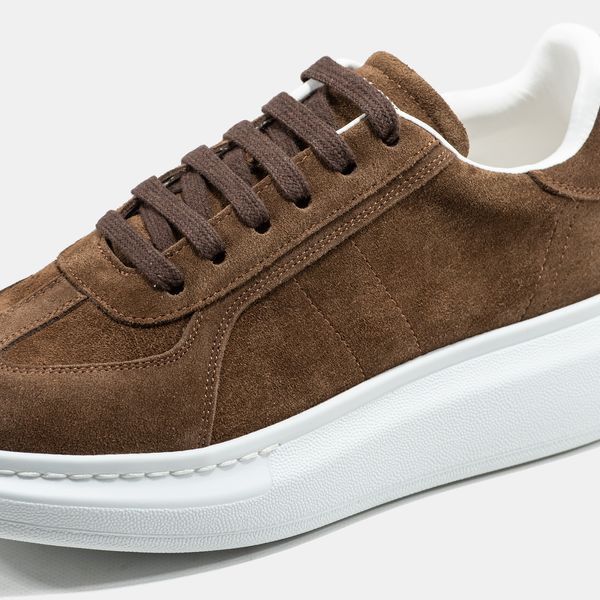 Кросівки Alexander McQueen Brown White 24230-Коричневий-36 фото