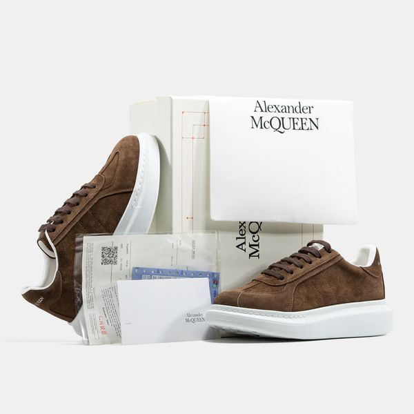 Кросівки Alexander McQueen Brown White 24230-Коричневий-36 фото