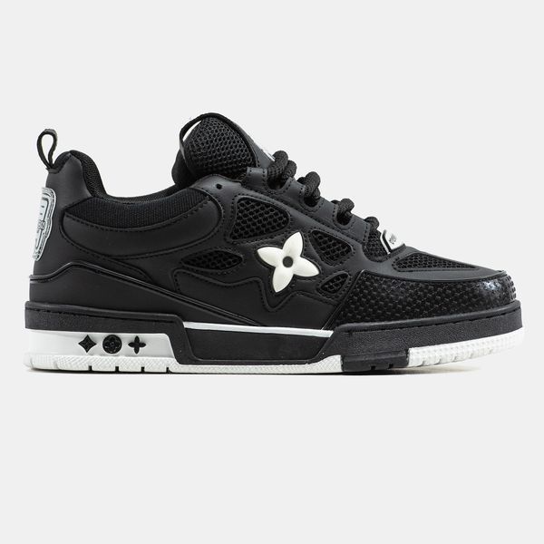 Кросівки Louis Vuitton LV Skate Sneaker Black White 17226-Чорний-37 фото