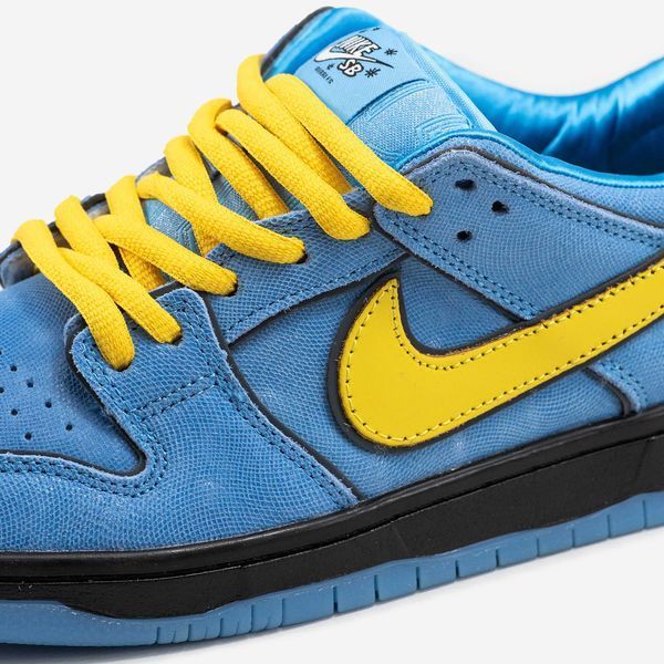 Кросівки Nike SB Dunk Low x Powerpuff Girls Blue Yellow Black 14556-Блакитний-36 фото