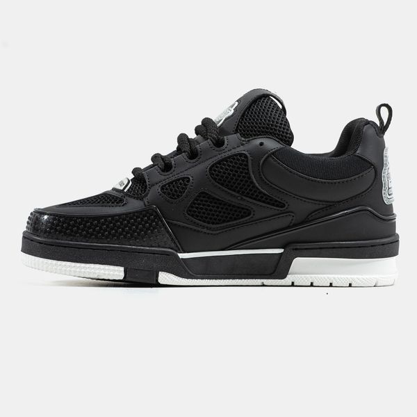 Кросівки Louis Vuitton LV Skate Sneaker Black White 17226-Чорний-37 фото