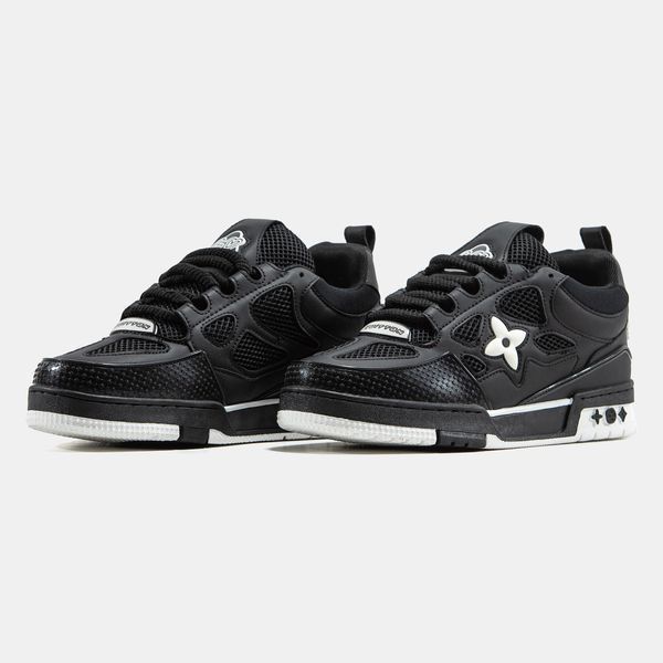 Кросівки Louis Vuitton LV Skate Sneaker Black White 17226-Чорний-37 фото