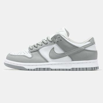 Кросівки Nike SB Dunk Low White Grey 11155-Сірий-36 фото