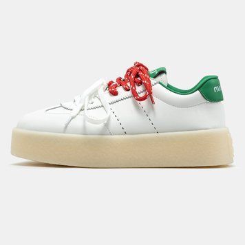 Кросівки Miu Miu White Green 20088-Білий-37 фото