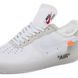 Кросівки Nike Air Force 1 Off-White White 00849-Білий-44 фото 2