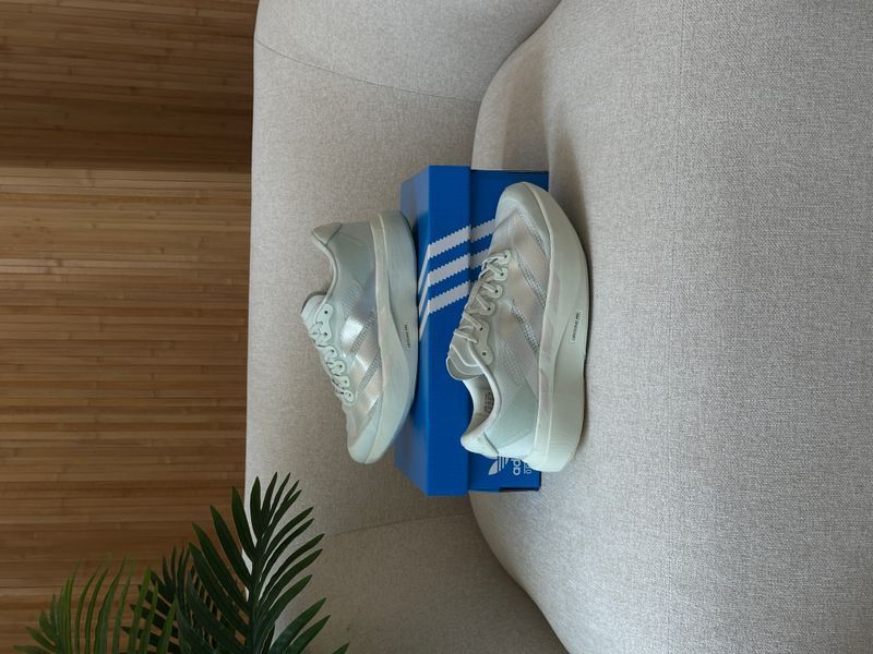 Кросівки Adidas Adizero Evo SL Light Green/Silver Metallic 21399-Сріблястий-36 фото