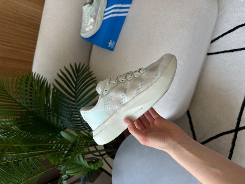 Кросівки Adidas Adizero Evo SL Light Green/Silver Metallic 21399-Сріблястий-36 фото