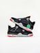 Кросівки Jordan Retro 4 Black Red Grey 01718-Чорний-36 фото 3