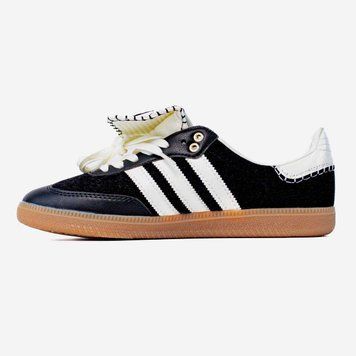 Кросівки Adidas Samba x Wales Bonner Black White 15096-Чорний-36 фото