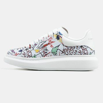 Кросівки Alexander McQueen White Multicolor 24231-Мультиколір-36 фото