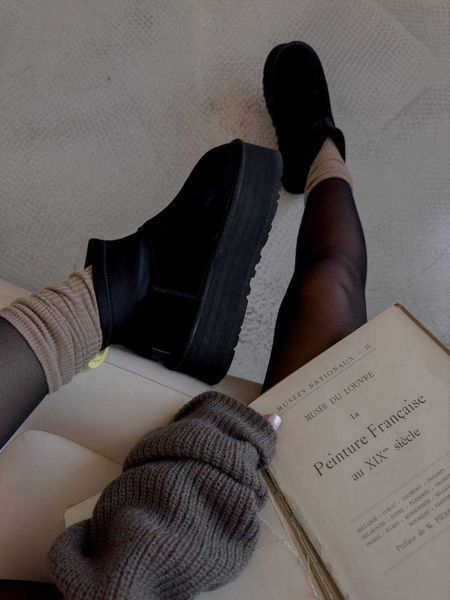 Уггі UGG Classic Mini Dipper Black 18662-Чорний-40 фото