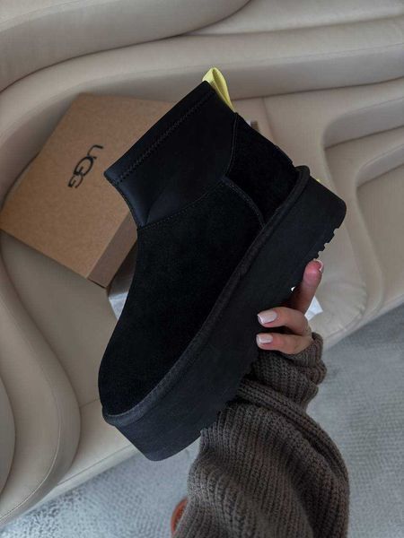 Уггі UGG Classic Mini Dipper Black 18662-Чорний-40 фото