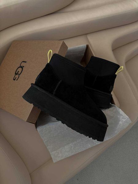Уггі UGG Classic Mini Dipper Black 18662-Чорний-40 фото