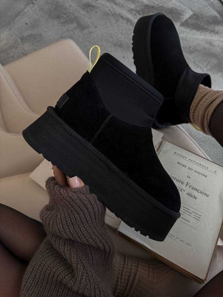 Уггі UGG Classic Mini Dipper Black 18662-Чорний-40 фото