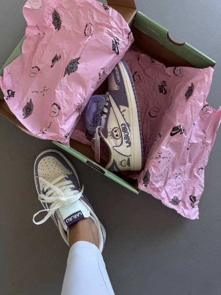 Кросівки Nike Air Jordan 1 x Travis Scott x Labubu Purple 22092-Мультиколір-40 фото