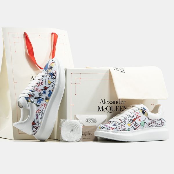 Кросівки Alexander McQueen White Multicolor 24231-Мультиколір-36 фото
