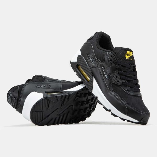 Кросівки Nike Air Max 90 Black White 17727-Чорний-36 фото