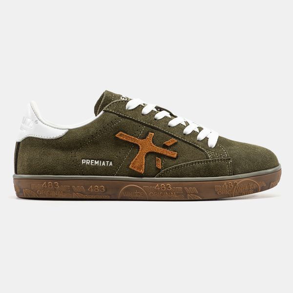 Кросівки Premiata Steven Khaki Brown White Premium 23530-Хакі-36 фото