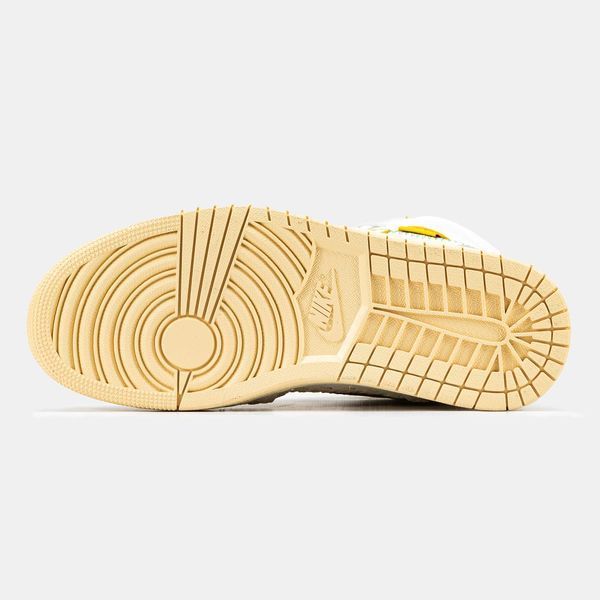 Кросівки Nike Air Jordan 1 Retro x Union L.A White Beige Grey 14813-Бежевий-36 фото