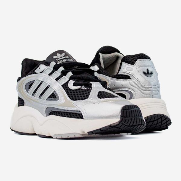 Кросівки Adidas Ozmillen Black Silver White 15055-Сріблястий-36 фото