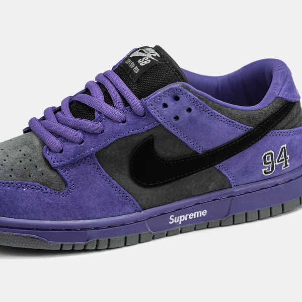 Кросівки Nike SB Dunk Low x Supreme Purple 20019-Фіолетовий-36 фото