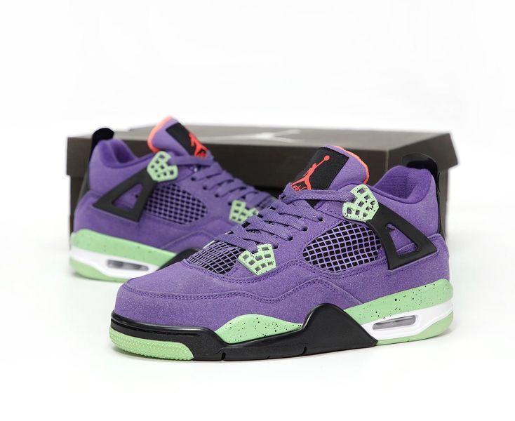 Кросівки Jordan 4 Retro Canyon Purple 09316-Фіолетовий-39 фото