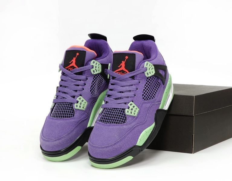 Кросівки Jordan 4 Retro Canyon Purple 09316-Фіолетовий-39 фото