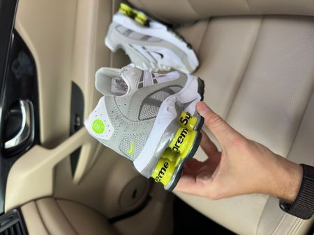 Кросівки Nike x Supreme Shox Ride 2 SP Grey White Green 21887-Мультиколір-40 фото