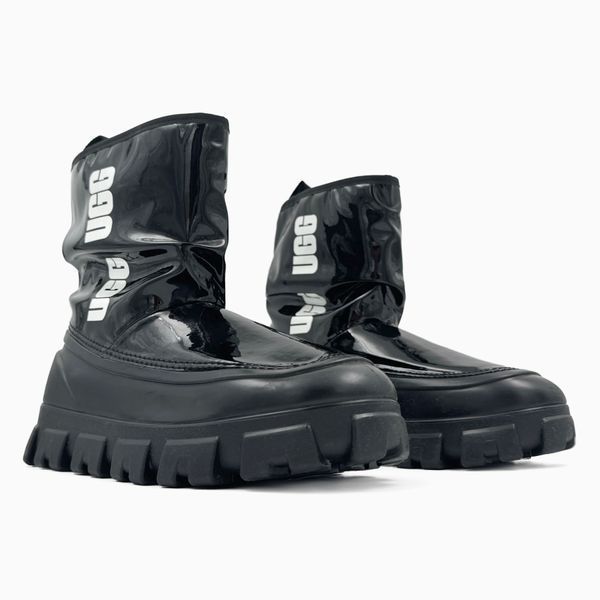 Уггі UGG Classic Brellah Mini Boot Black 18043-Чорний-38 фото