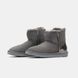 Уггі UGG Mini Grey Silver Zip Lacquer 10012-Сірий-37 фото 3