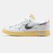 Кросівки Nike SB Dunk x Off White Grey Yellow Lot 01/50 09220-Сірий-36 фото 1
