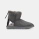 Уггі UGG Mini Grey Silver Zip Lacquer 10012-Сірий-37 фото 2