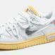 Кросівки Nike SB Dunk x Off White Grey Yellow Lot 01/50 09220-Сірий-36 фото 6