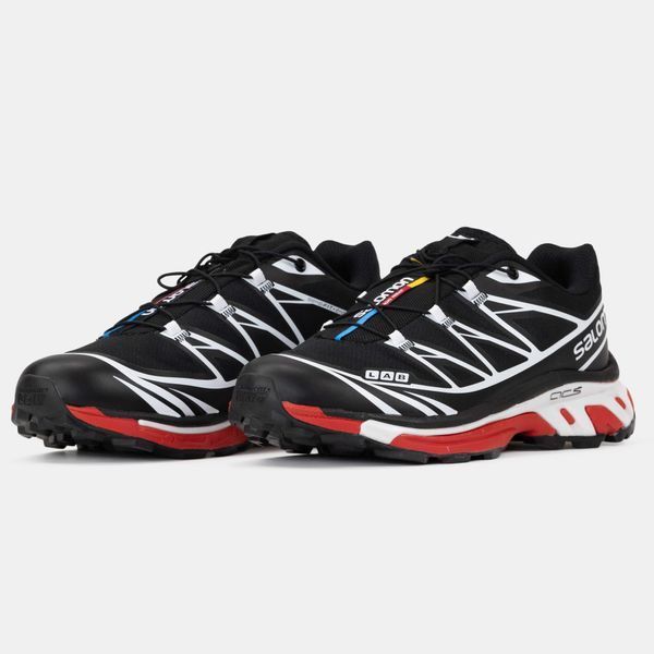 Кросівки Salomon XT-6 Adv Black Red White LAB 14188-Чорний-36 фото