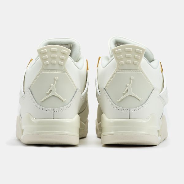 Кросівки Nike Air Jordan 4 Retro "Metallic Gold" 17845-Білий-37 фото