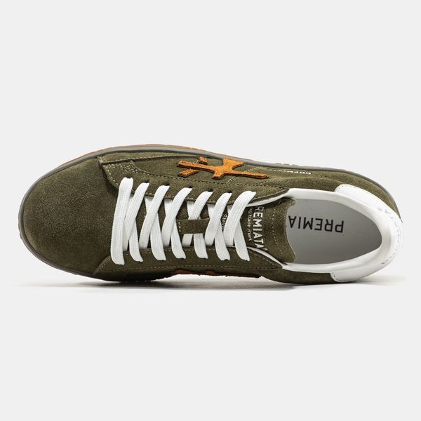 Кросівки Premiata Steven Khaki Brown White Premium 23530-Хакі-40 фото