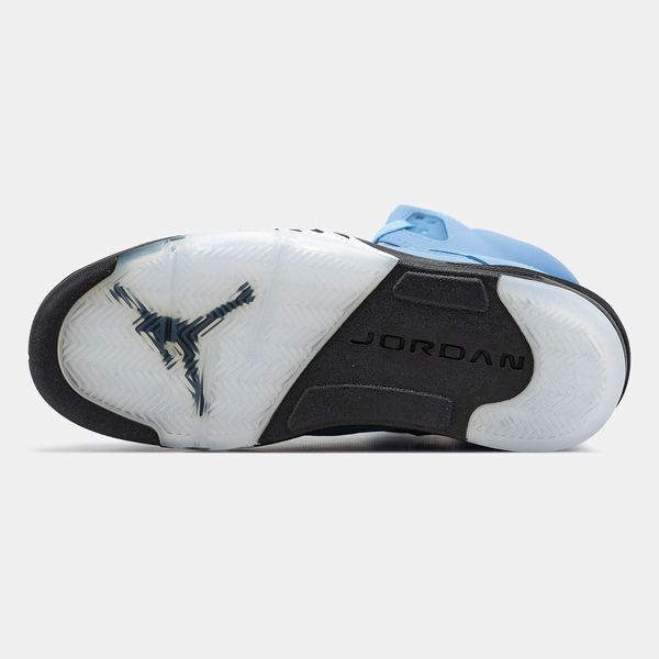 Кросівки Jordan Retro 5 UNC Blue 10704-Блакитний-40 фото