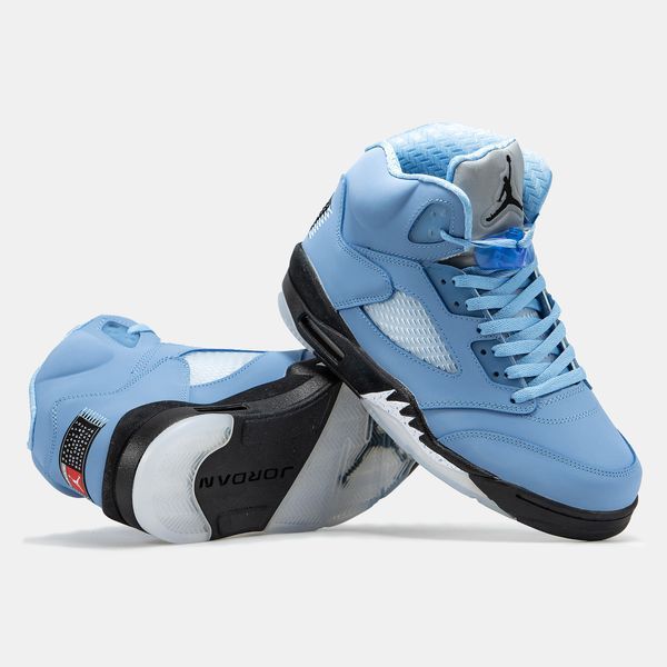 Кросівки Jordan Retro 5 UNC Blue 10704-Блакитний-40 фото
