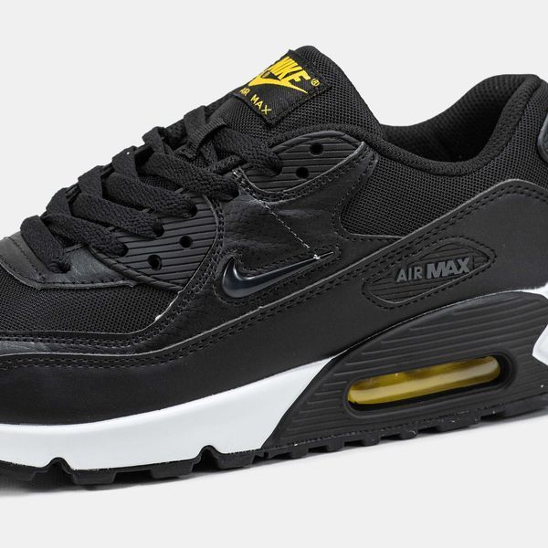 Кросівки Nike Air Max 90 Black White 17727-Чорний-40 фото