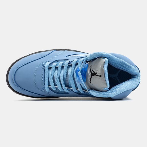 Кросівки Jordan Retro 5 UNC Blue 10704-Блакитний-40 фото