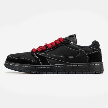 Кросівки Jordan 1 Low x Travis Scott OG 'Phantom' 11091-Чорний-36 фото