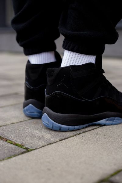 Кросівки Nike Air Jordan 11 Low Blue Moon 01746-Чорний-40 фото