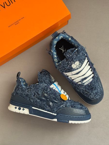 Кросівки Louis Vuitton Skate Denim Blue 24014-Синій-40 фото