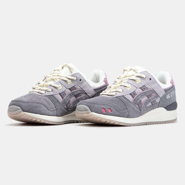 Кросівки Asics Gel-Lyte III Grey Pink White 18788-Сірий-36 фото