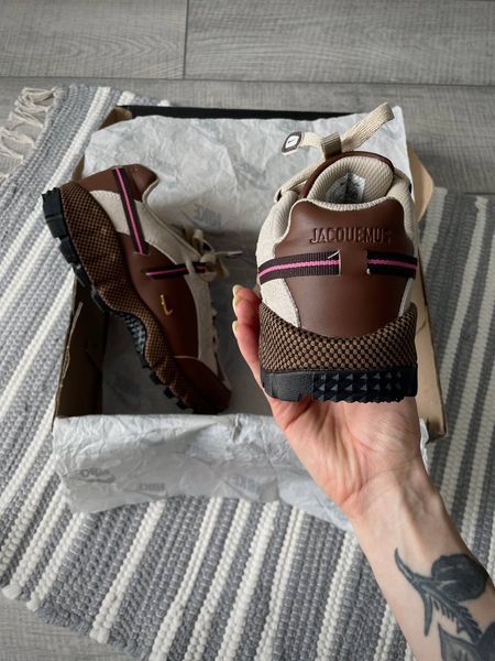 Кросівки Nike Air Humara LX Jacquemus Brown Gold WMNS 10491-Коричневий-38 фото