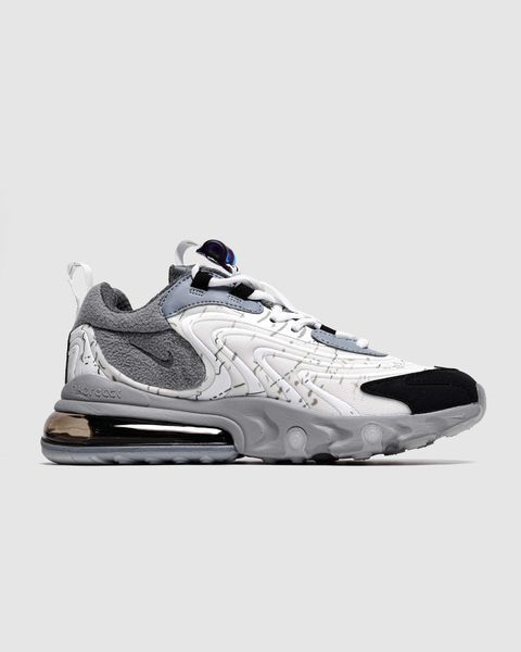 Кросівки Nike Air Max 270 React x Travis Scott 05583-Сірий-37 фото
