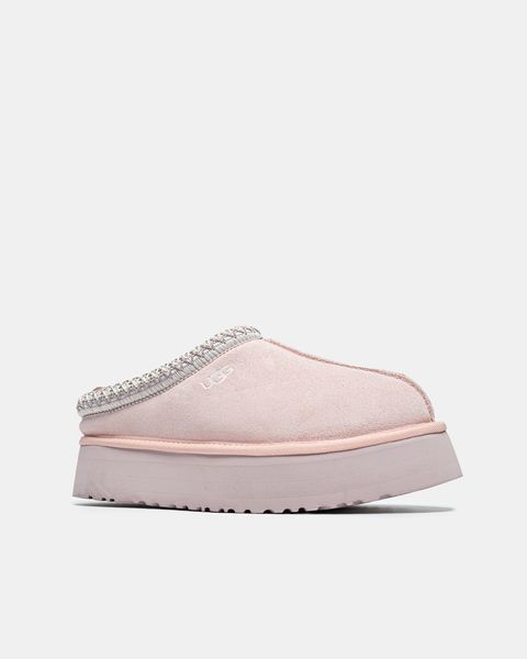 Уггі UGG Tazz Platform Bay Fog 22652-Рожевий-37 фото