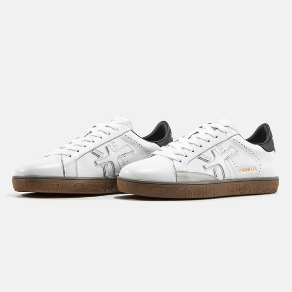 Кросівки Premiata Steven White Black Premium 23528-Білий-36 фото