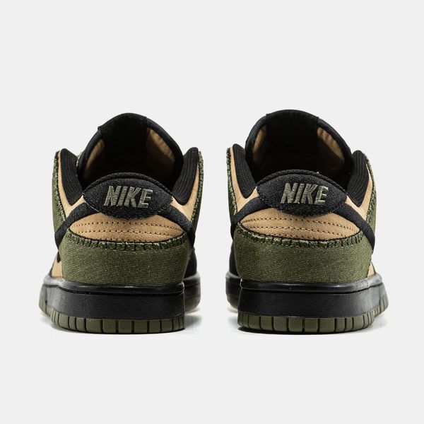 Кросівки Nike SB Dunk Low Khaki Beige Black 24061-Мультиколір-36 фото