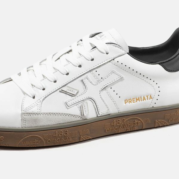 Кросівки Premiata Steven White Black Premium 23528-Білий-36 фото